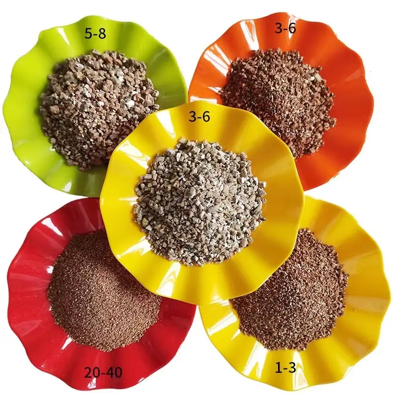 Vermiculite dorée brut, 1 pièce, vente en gros, chine
