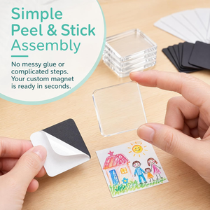 Factory Supply Eco Friendly Anti Yellowing Smooth Surface Magnetic Acrylic DIY for Educational Activity Party Decoration - Product Image 1