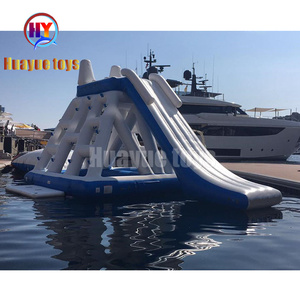 Catapulta de agua inflable blanca de alta calidad, juego de salto con tobogán de torre para Lago/Mar, fabricante de China - Product Image 6