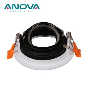 Ajustable MR16 Spotlight Housing Hole 95mm GU10 Módulo LED Marco de luz empotrado redondo hacia abajo - Product Image 3