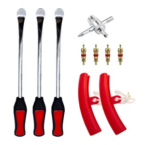 Juego de 26 piezas de protectores de llantas para coche, herramientas de <span class=keywords><strong>cambio</strong></span> de neumáticos, kit de espátulas para neumáticos, accesorios de protección para llantas y neumáticos - Product Image 4