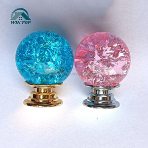 Win Top Colorful Cabinet <strong>Knobs</strong> Round Glass Bubbles <strong>Knobs</strong> Smooth Drawer Pulls Handle <strong>for</strong> Home Cabinet Drawer <strong>Dresser</strong> - Product Image 5