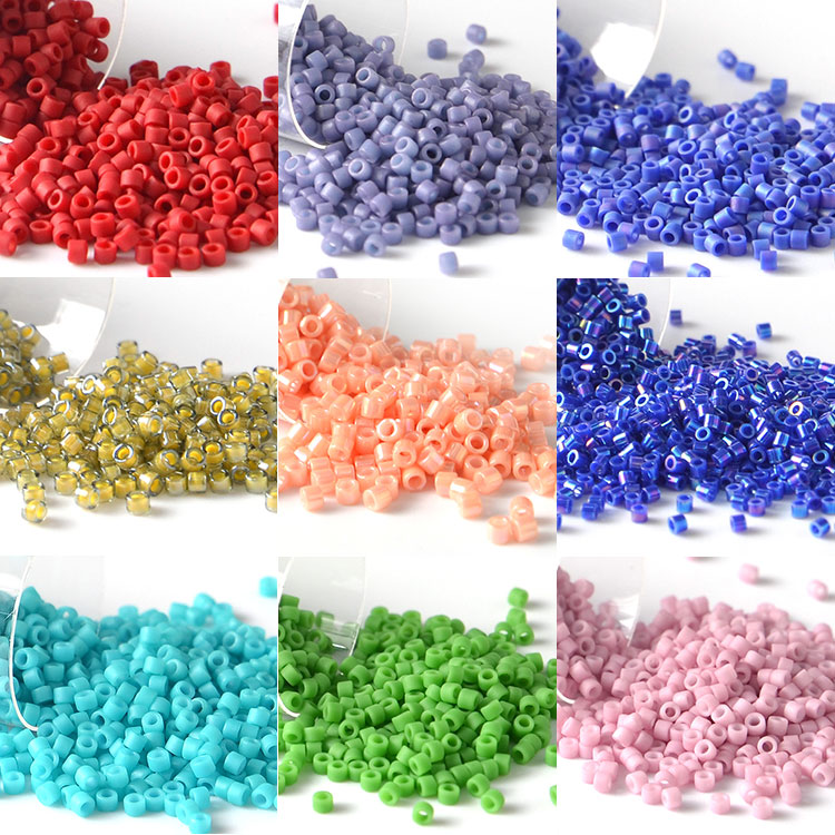 miyuki make up Edition 完成品 miyuki seed beads 11/0 opaque black - beads