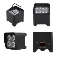 Mgolighting 4x18w RGBWAUV 6in1 Batterie Sans Fil Par Lumière pour Concert Fête Mariage Éclairage de Scène Parcan Lumière de Scène