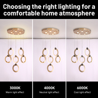 Lustre suspendu en acrylique à haute transmission, réglable en hauteur, de style post-moderne, pour hall d'hôtel, salle à manger, appartement