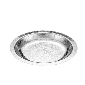 Plato Redondo Multifuncional de Acero Inoxidable Martillado para Servir Mariscos, Pasta, Filetes, Langosta, Ensaladas y Barbacoa - Product Image 6