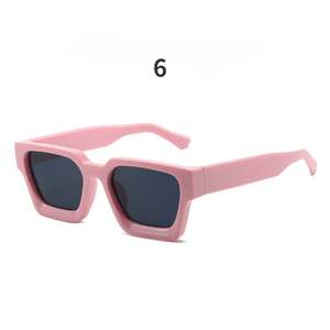 Lunettes de soleil de luxe de haute qualité avec logo personnalisé, lunettes de soleil carrées pour hommes et femmes, protection UV400 - Product Image 6