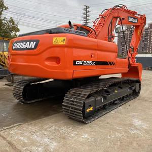 Excavadora de cadenas Doosan DX225LC usada original, excavadora hidráulica de 22 toneladas para construcción de tamaño mediano - Product Image 5