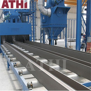 Máquina de Granallado y Bruñido para Placas de Acero y Vigas en H ANTAI con Caja de Cambios y Motor en Venta - Product Image 3