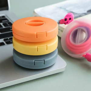 صندوق بكرة تخزين بسلك USB مرن شاحن محمول مع حامل - Product Image 6