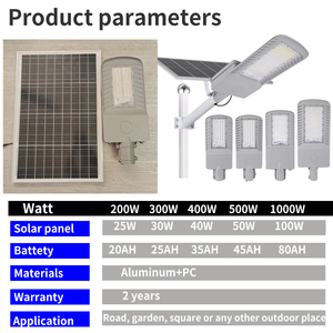 Buena cantidad de luz solar de calle <span class=keywords><strong>para</strong></span> <span class=keywords><strong>exteriores</strong></span> IP67 impermeable inalámbrico 200W 500W 1000W lámpara de luz de calle Led Solar <span class=keywords><strong>con</strong></span> Control remoto - Product Image 2