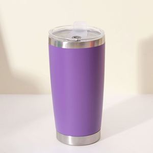 Wholesale Stainless Steel Vacuum Insulated Double Wall Travel Tumbler Durable Insulated Coffee Mug 20oz Tumbler with Lid - Product Image 4