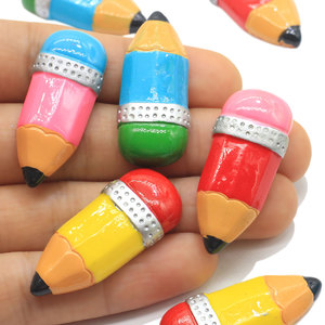Crayon en résine colorée, 36 pièces, retro-année scolaire, accessoire de décoration pour Art Miniature, jouet artisanal, breloque - Product Image 6