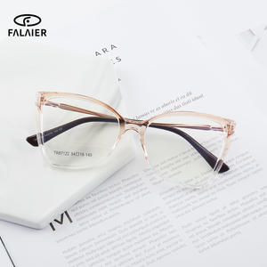 Monturas de Gafas Cat Eye Falai TR7122 con Lentes de Acetato y Protección Anti Luz Azul para Mujer, Montura Completa - Product Image 5