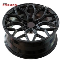 Rines de Aluminio Forjado de 18/19 Pulgadas, 5 Orificios, Diseño en Y, 5x114.3, 100mm ET, Acabado Negro, Nuevos, 40mm 25mm 20mm 30mm, Ajuste Universal