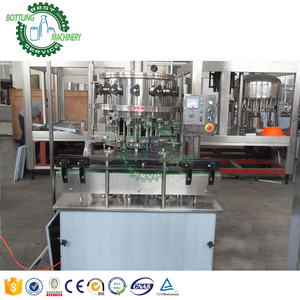 Equipo de Línea de Embotellado de Bebidas Carbonatadas, Botella de Vidrio de 300 ml y 500 ml con Tapa Corona de Aluminio Lineal para Bebidas Aireadas, <span class=keywords><strong>Cola</strong></span>, Cerveza - Product Image 4