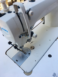 Used Jukis DU-1181-7 Industrial Single-needle Computerized Thread <b>Cutter</b> Lockstitch Sewing Machine Double Capacity Hook Manual - Product Image 4