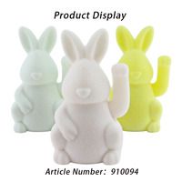 Décorations de Pâques Lapin de Haute Qualité, Adorables Lapins Électriques qui Clignent, Décoration DIY pour Maternelle, Magasin et Fêtes