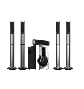 Sistema de Altavoces 5.1 Profesional para el Hogar, Potencia de Salida de 60 W, Material de Madera, con Control Remoto - Product Image 3