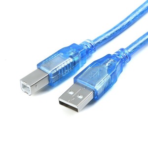 <b>Usb</b> Cable 1.5M Blue Nylon Jacket Pure Copper Shielded For Printer Data Transfer - Product Image 5