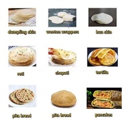 Mesin Pembuat Roti Arepa, Tortilla, Pita, Pizza, dan Samosa dari Baja Anti Karat Industri 220v Kapasitas Besar Berkualitas Baik