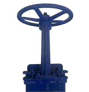 PZ73-16P DN150 Type Cast Steel Knife Gate Manual Hard <b>Sealing</b> for Slurry Oil Gas Water System - Product Image 3