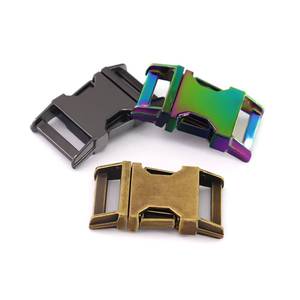 Best-selling metal <b>side</b> buckle pet collar outdoor camping backpack DIY paracord bracelet hardware accessories webbing - Product Image 1