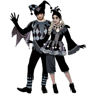 Costume de Clown Maléfique pour Cosplay de Vampire Américain et Européen, inspiré des Séries TV et Films, pour Halloween, Tailles M-XL, Unisexe Adultes - Product Image 1