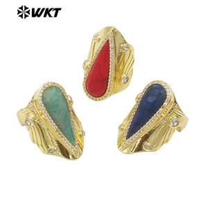 <span class=keywords><strong>Anillo</strong></span> <span class=keywords><strong>de</strong></span> fiesta para mujer con forma <span class=keywords><strong>de</strong></span> piedra <span class=keywords><strong>de</strong></span> amazonita, pera larga, gran cóctel, increíble, nuevo, <span class=keywords><strong>o</strong></span> para regalo - Product Image 1