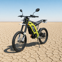Moto tout-terrain électrique ZONSEN EX2 avec fourches inversées, amortisseur central à air, 72V 4000W 74V 32Ah, Euro 5 CE