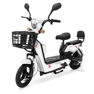 Scooter électrique adulte pas cher, 350W, 3 vitesses, cadre en acier, batterie au plomb-acide 48V 12A, vélo de ville, vitesse maximale de 35 km/h, vélo électrique - Product Image 2