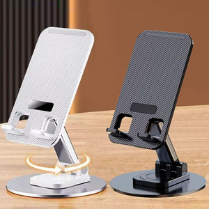 Support de téléphone de bureau réglable en hauteur en ABS - Product Image 1