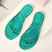 Sandales plates en cuir PU respirantes et antidérapantes FY-22 Fashion Summer Platform