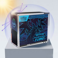 Nouvelle boîte acrylique Elite Trainer Box (ETB) UPC Booster Box avec protection UV, étui acrylique Mega Charizard UPC ETB