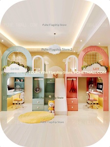 Letto a castello a due piani per bambini, stile casetta sull'albero, in legno massello, multifunzionale, per <span class=keywords><strong>cameretta</strong></span> condivisa di ragazzi <span class=keywords><strong>e</strong></span> ragazze - Product Image 5
