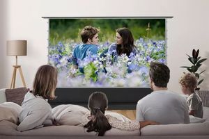 Écran de <span class=keywords><strong>projection</strong></span> au sol PET Black Crystal CBSP 84 pouces, écran UST Alr pour projecteur à ultra courte focale Fengmi Vava <span class=keywords><strong>Xiaomi</strong></span> - Product Image 2