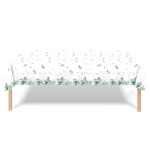 Ensemble de vaisselle jetable Sacramental Sage pour fête, 60-80 pièces, assiettes, gobelets, serviettes, couverts, nappe, thème biblique, fête d'anniversaire - Product Image 5