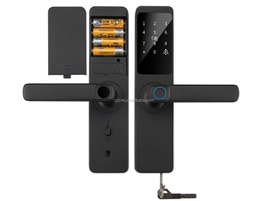 Wifi Khóa vân tay đa ngôn ngữ khóa cửa thông minh Hợp kim nhôm cửa gỗ tuya đám mây nhà vân tay khóa an ninh - Product Image 4