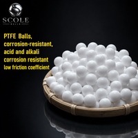 Billes en plastique PTFE solides et creuses de 5 mm, 25 mm, 38,1 mm, 50 mm