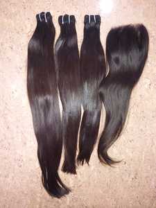 ผมต่อแบบคนไม่ผ่านกระบวนการผมเรมี่ดิบของอินเดียบริสุทธิ์ - Product Image 5