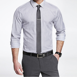 <span class=keywords><strong>Camicia</strong></span> Casual da Uomo <span class=keywords><strong>Slim</strong></span>-<span class=keywords><strong>Fit</strong></span> Stile Smoking <span class=keywords><strong>Oxford</strong></span> a Maniche Lunghe - Product Image 2