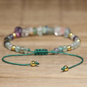 Delicate Moonstone <b>Bracelet</b>, Handwoven <b>Beaded</b> <b>Bracelet</b>, Gift Jewelry for Women, Yoga and Meditation - Product Image 6