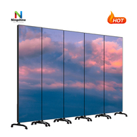 Ningshine 1920640640mm LED ekran paneli duvar ekran reklam posteri Video duvar paneli