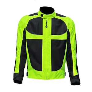 High Visibility Cycling Reflective Jacket Motorcycle Breathable Fluorescent Safety Clothing Motorcycle Equipment