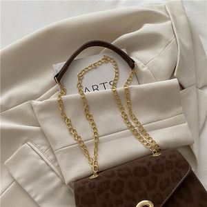 Bolso Cuadrado Pequeño de Moda, Bolso Bandolera Retro con Estampado de Leopardo, Bolsos de Hombro para Mujer, Marca de Lujo - Product Image 2