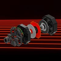 Volant de Course Thrustmaster T598 Direct Drive avec Retour de Force et Technologie d'Entraînement Axial Direct Compatible PS5, PS4, PC
