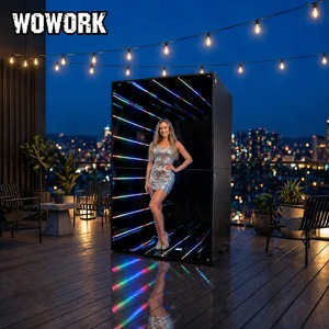 WOWORK Couverture de selfie LED C2E2 NYCC SDCC MCM WonderCon Expo Anime Expo Photographie LED Photo Booth Box Comic-con Event Backdrop - Product Image 4