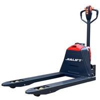 Chariot élévateur électrique à batterie lithium-ion Jialift, nouveau modèle, 1,5 tonne, avec pneus en polyuréthane AWD pour utilisation en intérieur