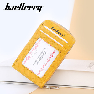 Baellerry Women's Mini <b>Wallet</b> PU Leather Multi-Card Slot Zipper Coin Purse Fashion Compact Card <b>Holder</b> for Everyday Use - Product Image 3