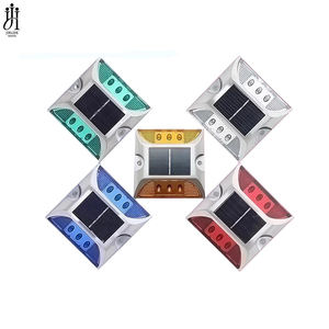 Дорожный светоотражатель из алюминия для высокой видимости, дорожный светоотражатель-глазок, маркер безопасности дорожного движения - Product Image 4